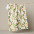 Happy Carrots Geometry Tea Towel