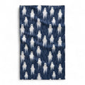 Ghosting Around Geometry Tea Towel