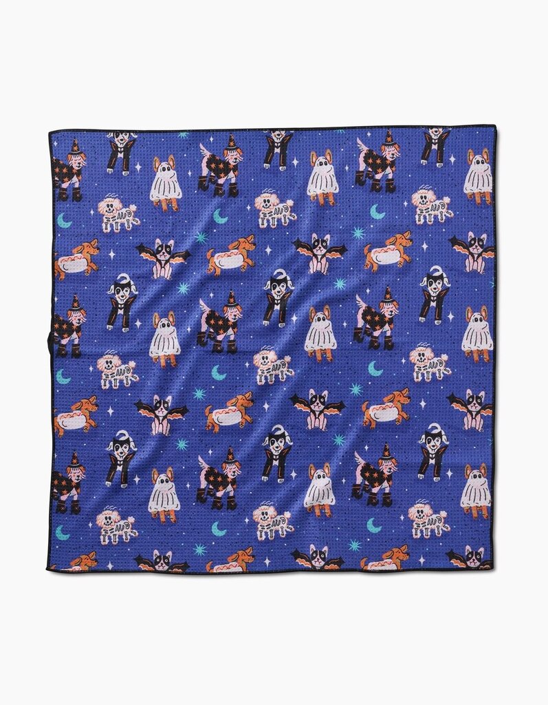 Halloween Hounds Geometry PAW Towel