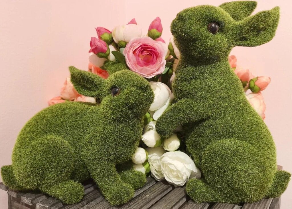 Moss Bunny Sitting AS1556 GRN
