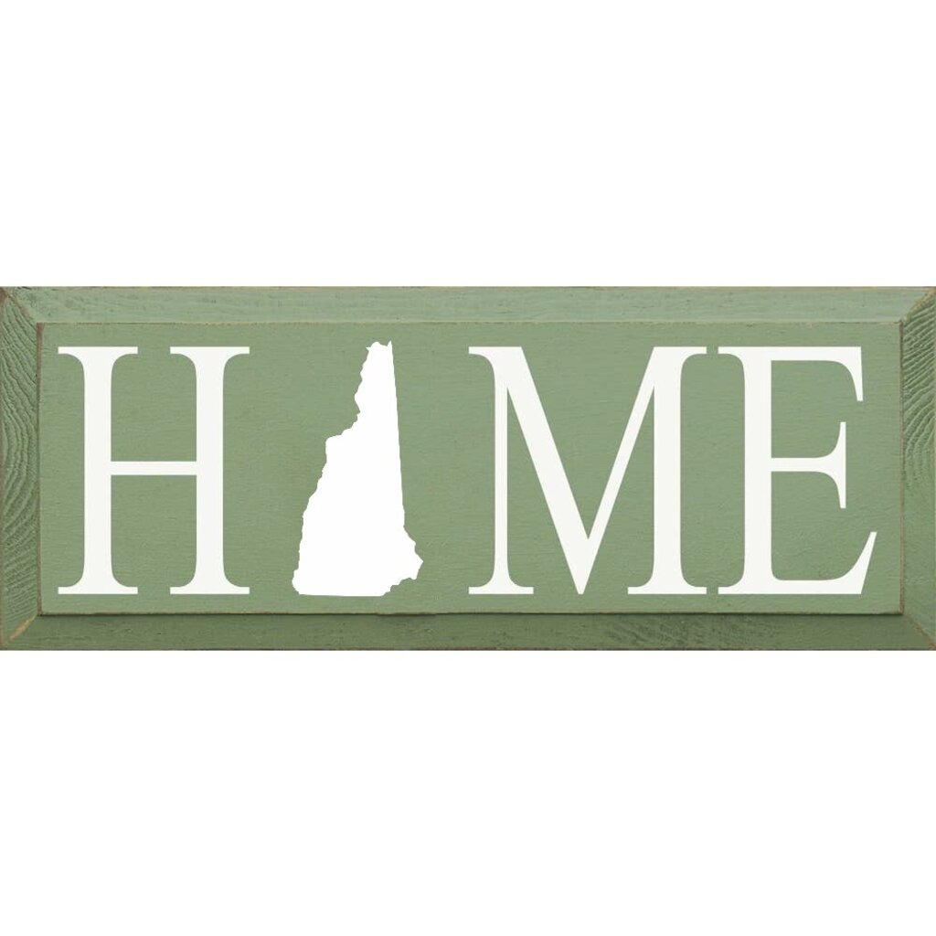 NH HOME Sign 7X18 SAGE 8116-STATE