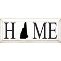 NH HOME Sign 7X18 OLD COTTAGE WHITE 8116-STATE