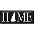 NH HOME Sign 7X18 OLD BLACK 8116-STATE