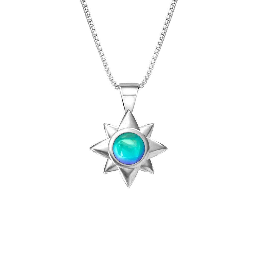 Teeny Star Pendant Polished AQUA PEN-046-PA