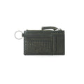 Myra Zidana Vino Braided Veg Tanned Leather Wallet Moss Noir S-13861