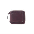 Zidana Dante Men's Veg Tanned Leather Wallet Plumwood S-13877
