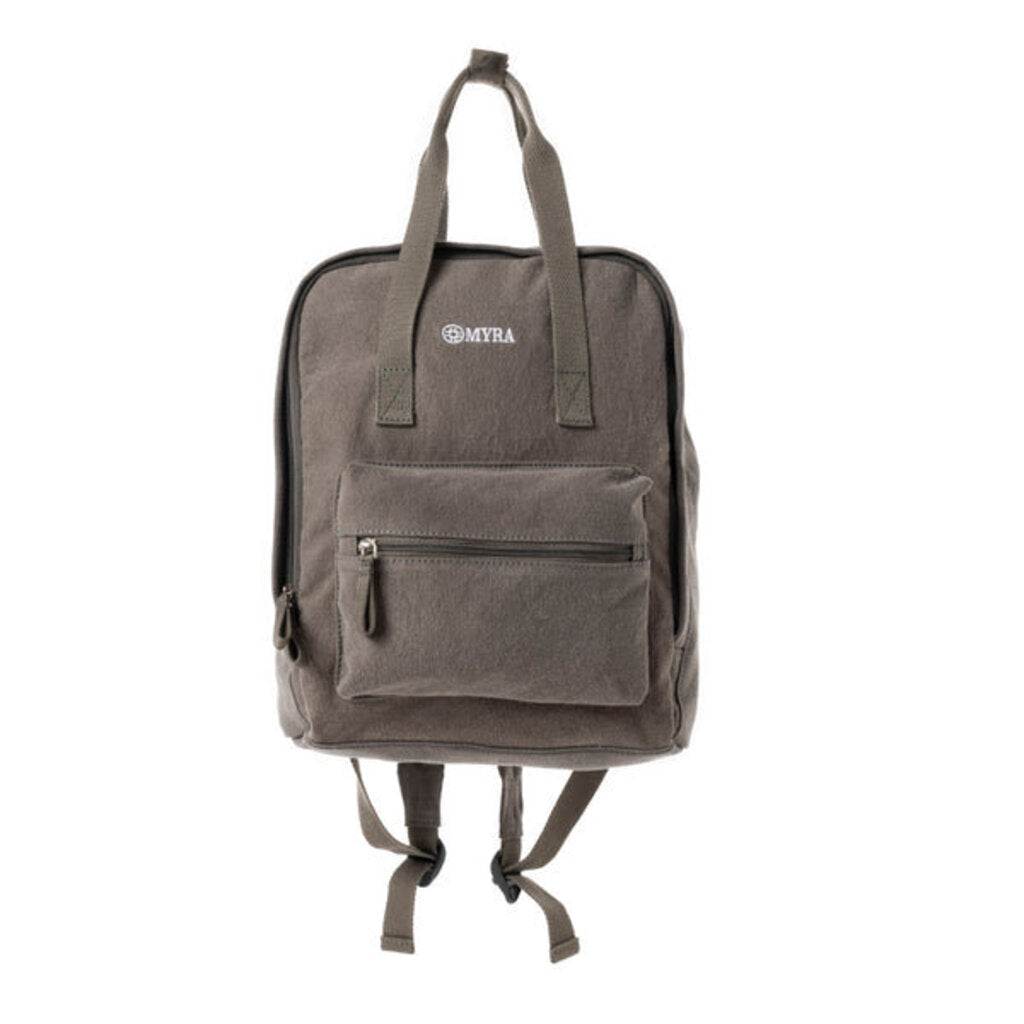 Pioneer Trek Canvas Myra Backpack Bag Grey S-12894