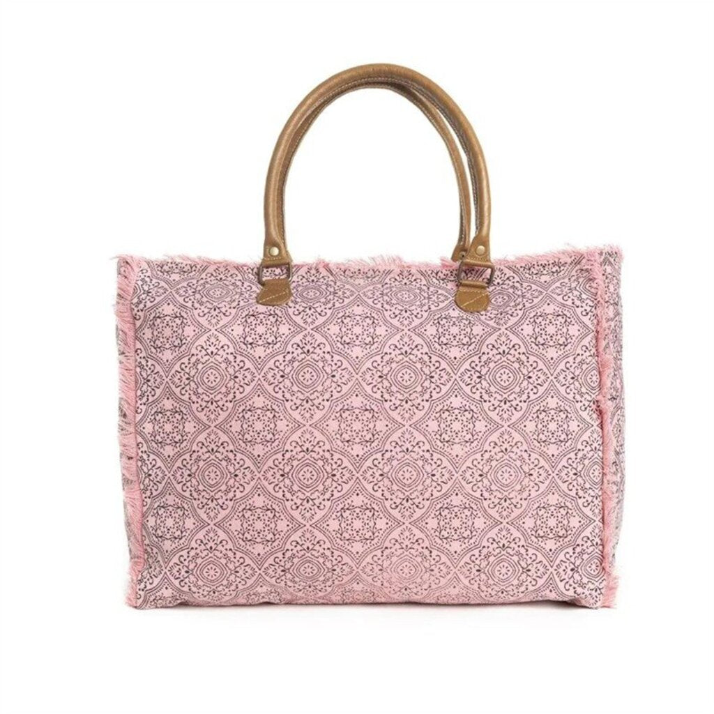 Triple Fork Ranch Weekender Myra Bag In ROSE S-9975