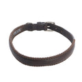 Rio Correr Leather Dog Collar in Chocolate S-10641 LG
