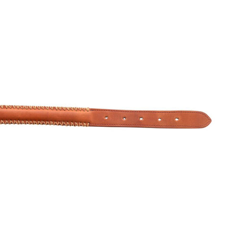 Rio Correr Leather Dog Collar in Caramel S-10639 LG