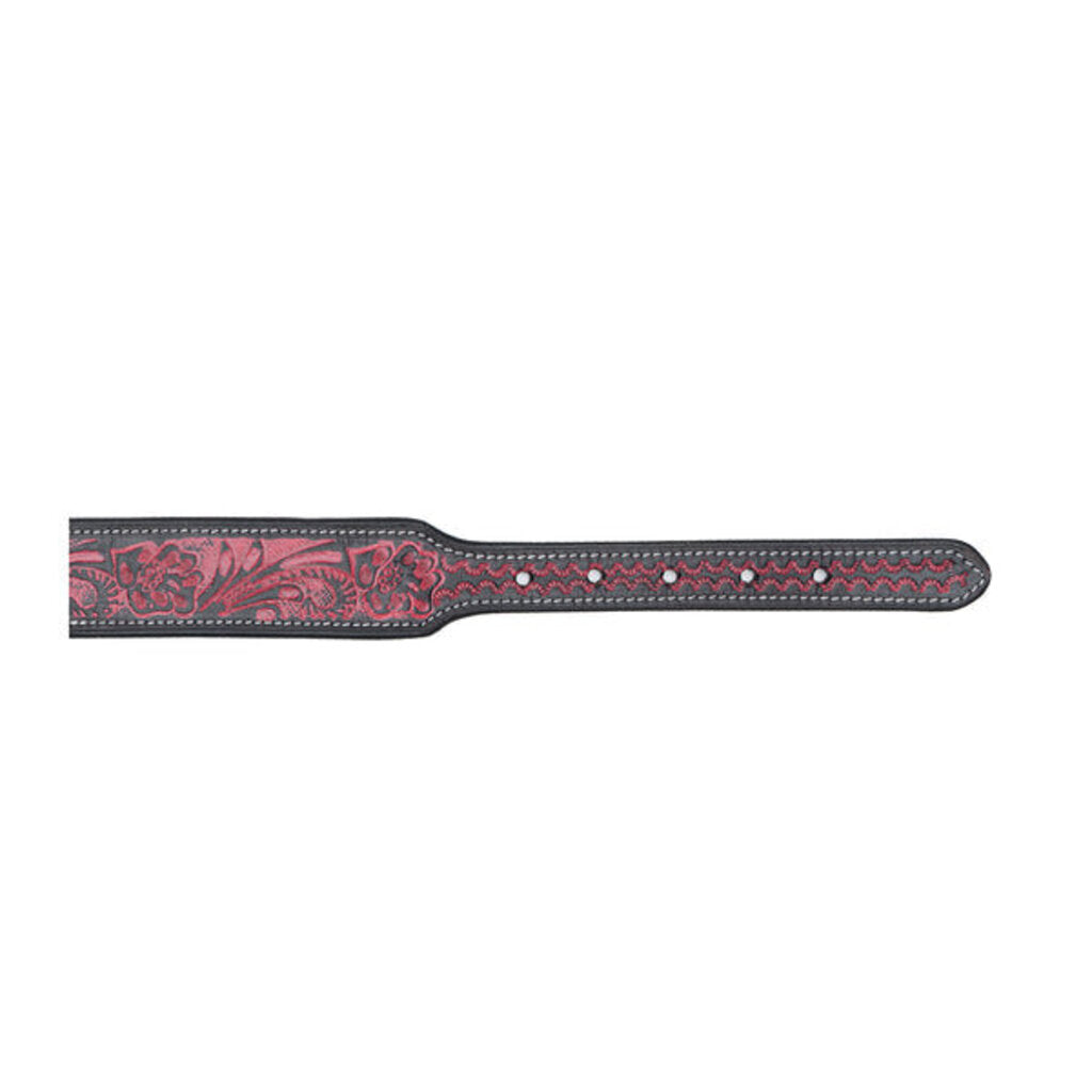 Lucky Diego Hand Tooled Dog Collar S-10201 LG