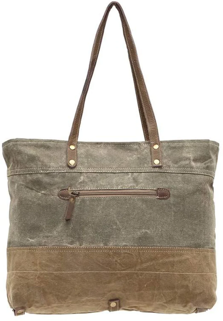 Military Badge Canvas Tote Bag S-0934 Myra Bag
