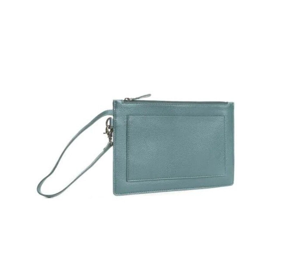 Canyon Colours Myra Clutch Pouch In TEAL S-11312 w/bag