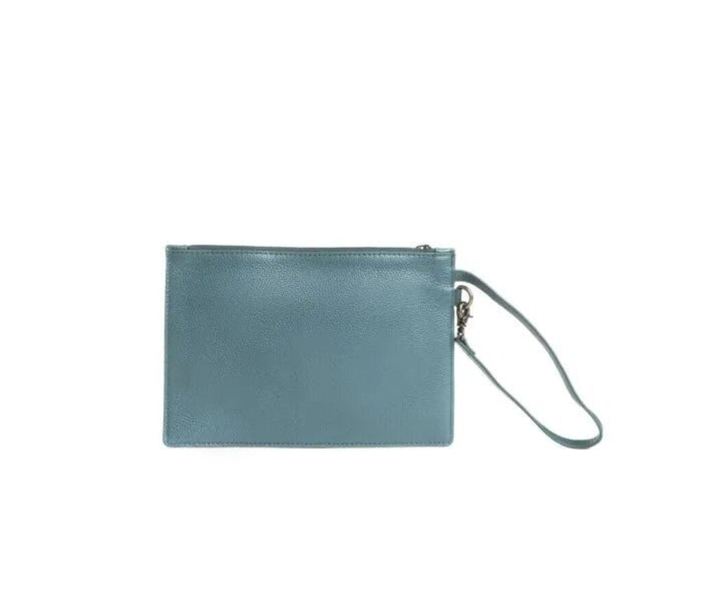 Canyon Colours Myra Clutch Pouch In TEAL S-11312 w/bag