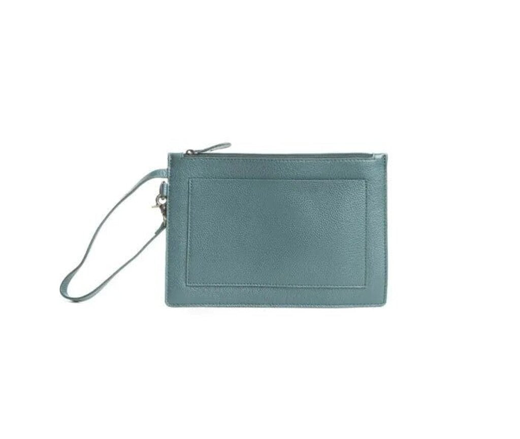 Canyon Colours Myra Clutch Pouch In TEAL S-11312 w/bag