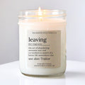 Coworker Leaving Vanilla Champagne Mini Soy Candle 4 oz
